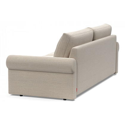 Innovation Living Vilander Sofa Bed With Roll Arms - 612 Blida Sand Grey