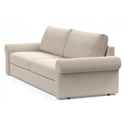 Innovation Living Vilander Sofa Bed With Roll Arms - 612 Blida Sand Grey