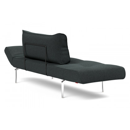 Innovation Living Zeal Straw Daybed - 534 Bouclé Black Raven