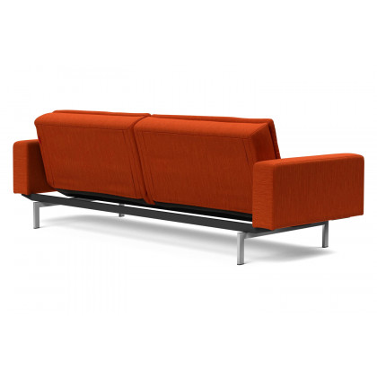 Innovation Living Dublexo Stainless Steel Sofa Bed with Arms - 506 Elegance Paprika