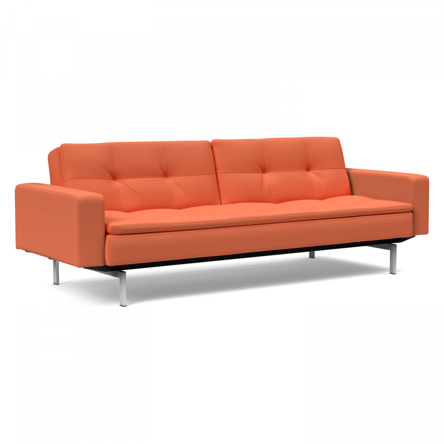 Innovation Living Dublexo Stainless Steel Sofa Bed with Arms - 581 Argus Rust