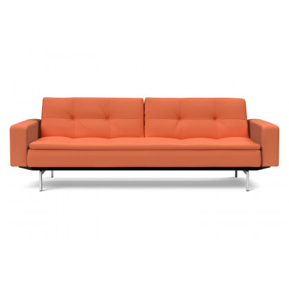 Innovation Living Dublexo Stainless Steel Sofa Bed with Arms - 581 Argus Rust