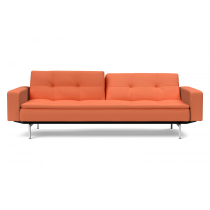 Innovation Living Dublexo Stainless Steel Sofa Bed with Arms - 581 Argus Rust