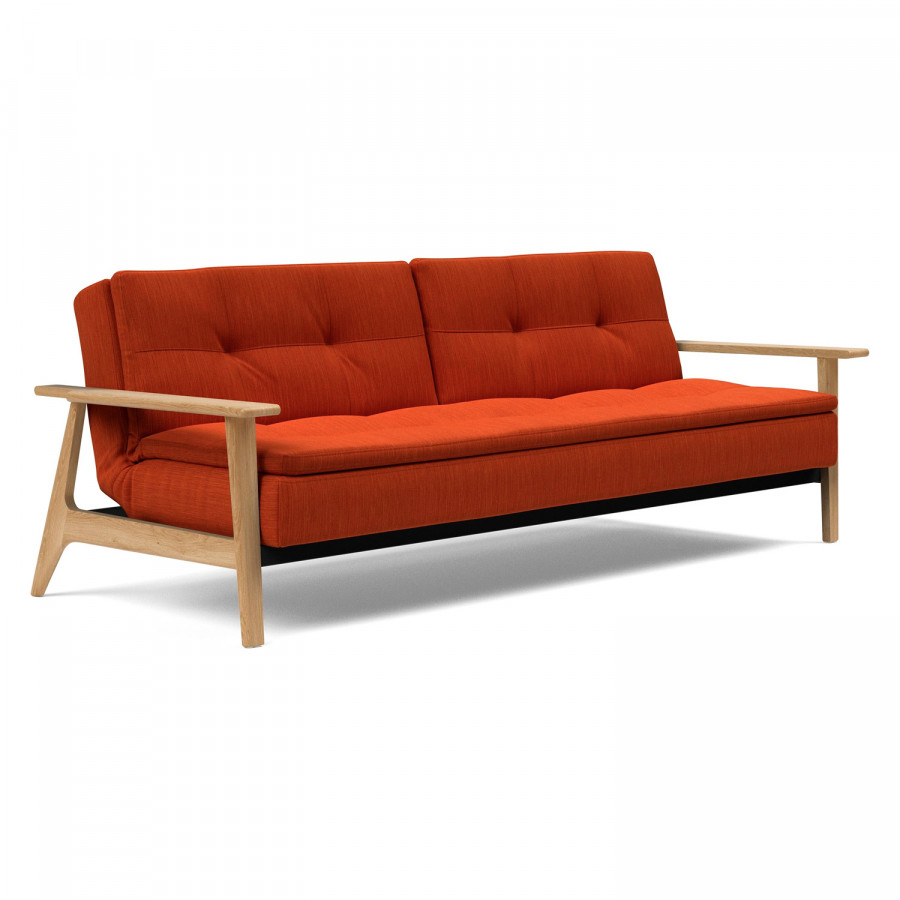 Innovation Living Dublexo Frej Sofa Bed Oak - 506 Elegance Paprika
