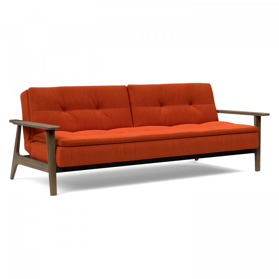 Innovation Living Dublexo Frej Sofa Bed Smoked Oak - 506 Elegance Paprika