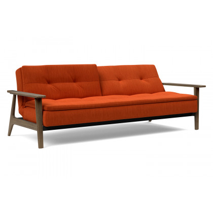 Innovation Living Dublexo Frej Sofa Bed Smoked Oak - 506 Elegance Paprika