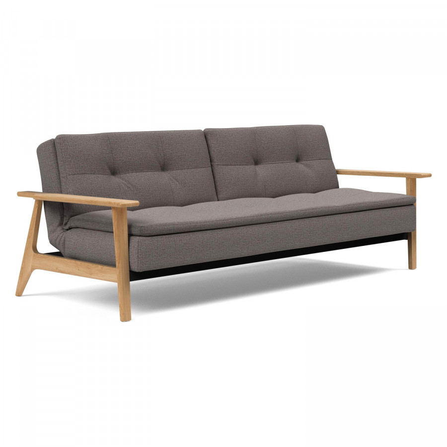Innovation Living Dublexo Frej Sofa Bed Oak - 521 Mixed Dance Gray