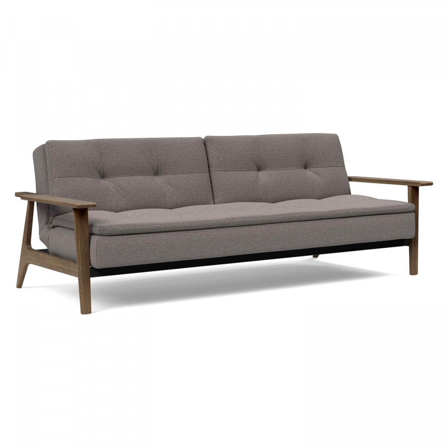 Innovation Living Dublexo Frej Sofa Bed Smoked Oak - 521 Mixed Dance Gray