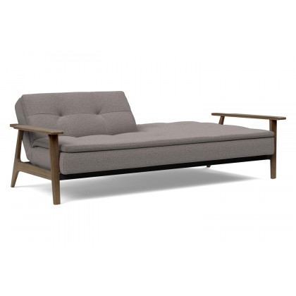Innovation Living Dublexo Frej Sofa Bed Smoked Oak - 521 Mixed Dance Gray