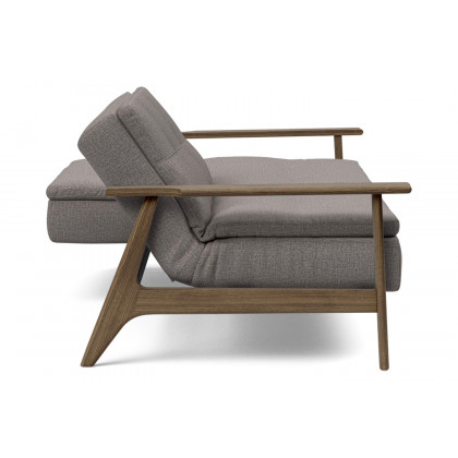 Innovation Living Dublexo Frej Sofa Bed Smoked Oak - 521 Mixed Dance Gray