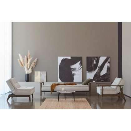 Innovation Living Dublexo Frej Sofa Bed Smoked Oak - 521 Mixed Dance Gray