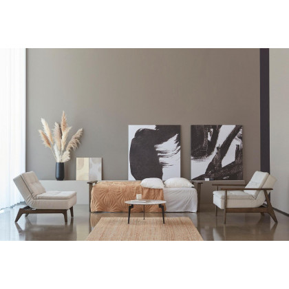 Innovation Living Dublexo Frej Sofa Bed Smoked Oak - 521 Mixed Dance Gray