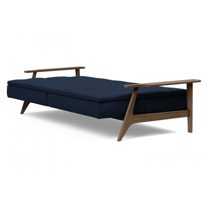 Innovation Living Dublexo Frej Sofa Bed Smoked Oak - 528 Mixed Dance Blue