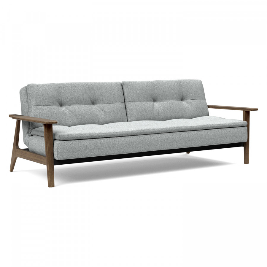 Innovation Living Dublexo Frej Sofa Bed Smoked Oak - 538 Melange Light Gray