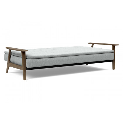 Innovation Living Dublexo Frej Sofa Bed Smoked Oak - 538 Melange Light Gray