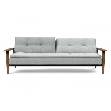 Innovation Living Dublexo Frej Sofa Bed Smoked Oak - 538 Melange Light Gray