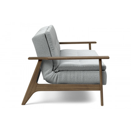 Innovation Living Dublexo Frej Sofa Bed Smoked Oak - 538 Melange Light Gray
