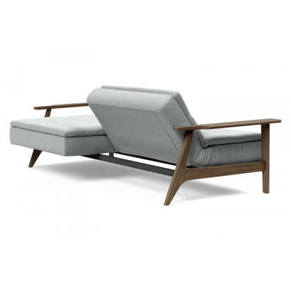 Innovation Living Dublexo Frej Sofa Bed Smoked Oak - 538 Melange Light Gray