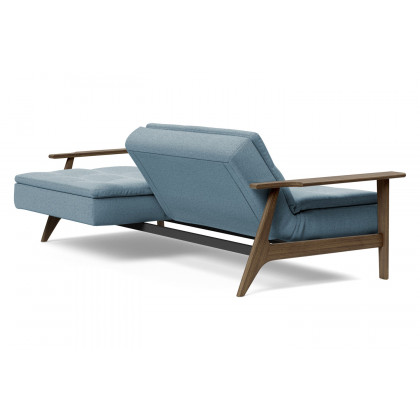 Innovation Living Dublexo Frej Sofa Bed Smoked Oak - 558 Soft Indigo