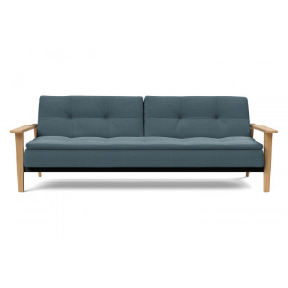Innovation Living Dublexo Frej Sofa Bed Oak - 573 Vivus Dusty Blue