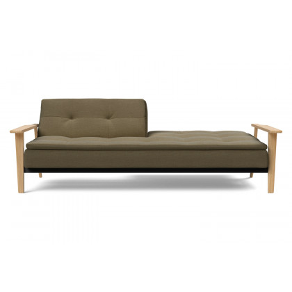 Innovation Living Dublexo Frej Sofa Bed Oak - 575 Vivus Dusty Olive