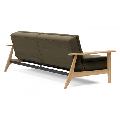 Innovation Living Dublexo Frej Sofa Bed Oak - 575 Vivus Dusty Olive