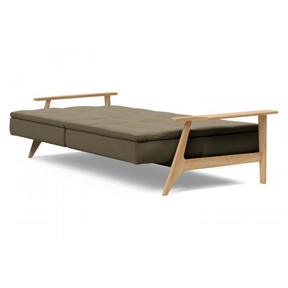 Innovation Living Dublexo Frej Sofa Bed Oak - 575 Vivus Dusty Olive