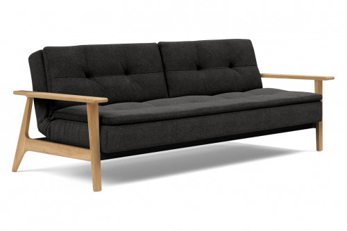 Innovation Living™ Dublexo Frej Sofa Bed Oak - 577 Kenya Dark Gray