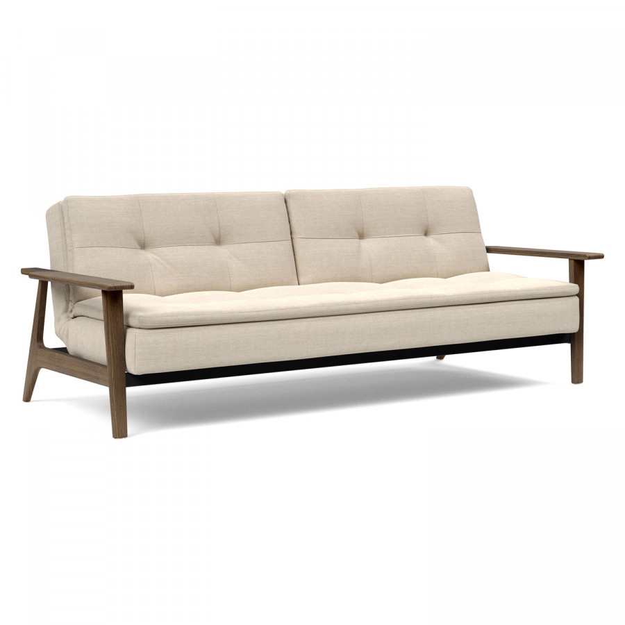 Innovation Living Dublexo Frej Sofa Bed Smoked Oak - 586 Phobos Latte