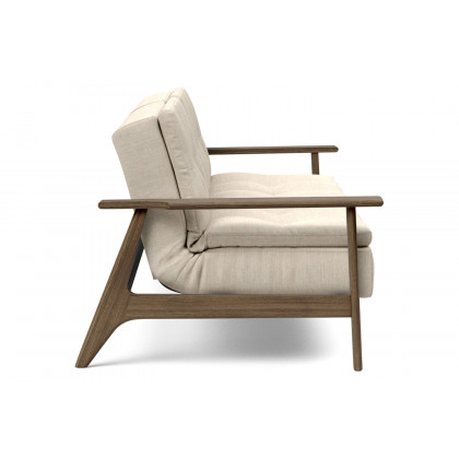 Innovation Living Dublexo Frej Sofa Bed Smoked Oak - 586 Phobos Latte