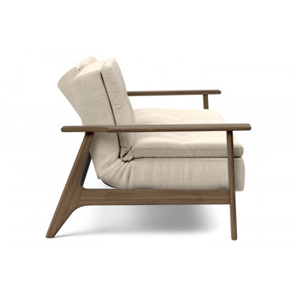 Innovation Living Dublexo Frej Sofa Bed Smoked Oak - 586 Phobos Latte