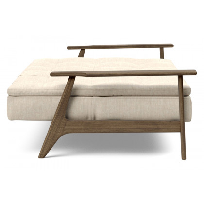 Innovation Living Dublexo Frej Sofa Bed Smoked Oak - 586 Phobos Latte
