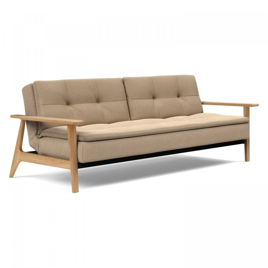 Innovation Living Dublexo Frej Sofa Bed Oak - 587 Phobos Mocha