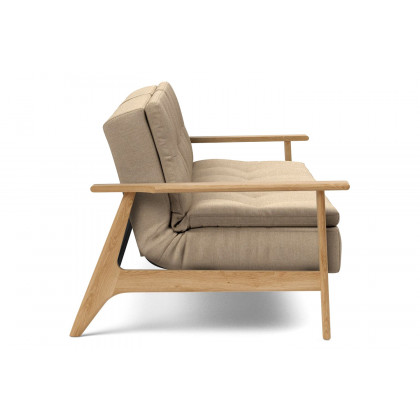 Innovation Living Dublexo Frej Sofa Bed Oak - 587 Phobos Mocha