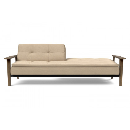 Innovation Living Dublexo Frej Sofa Bed Smoked Oak - 587 Phobos Mocha