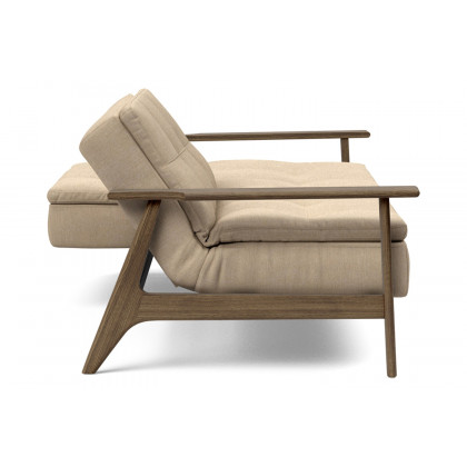 Innovation Living Dublexo Frej Sofa Bed Smoked Oak - 587 Phobos Mocha