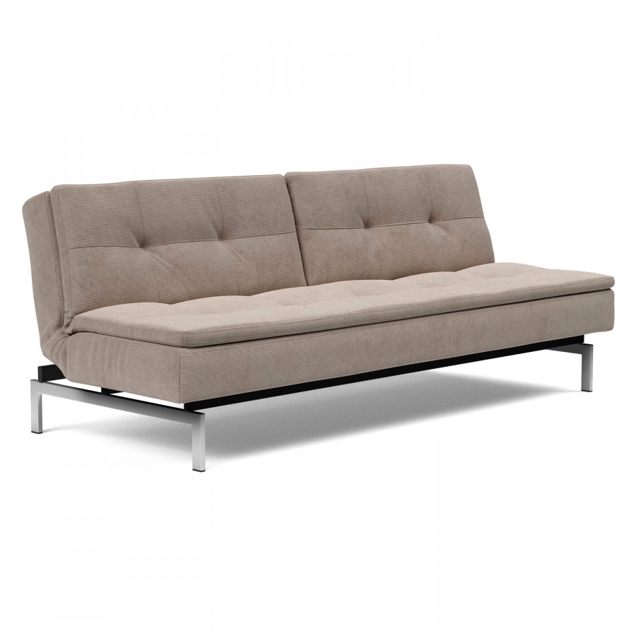 Innovation Living Dublexo Stainless Steel Sofa Bed - 318 Cordufine Beige