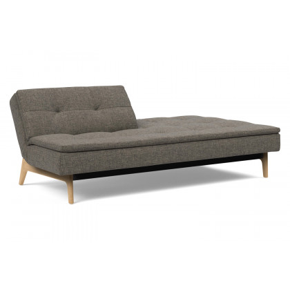 Innovation Living Dublexo Eik Sofa Bed Oak - 216 Flashtex Dark Gray