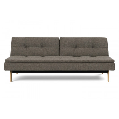 Innovation Living Dublexo Eik Sofa Bed Oak - 216 Flashtex Dark Gray