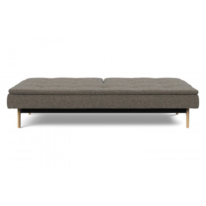 Innovation Living Dublexo Eik Sofa Bed Oak - 216 Flashtex Dark Gray