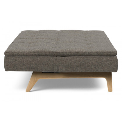 Innovation Living Dublexo Eik Sofa Bed Oak - 216 Flashtex Dark Gray