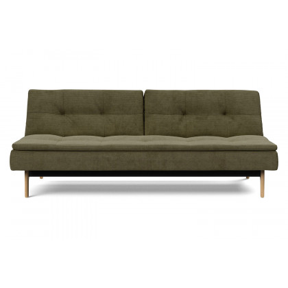 Innovation Living Dublexo Eik Sofa Bed Oak - 316 Cordufine Pine Green