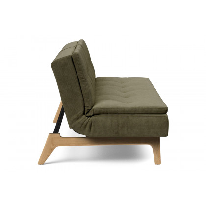 Innovation Living Dublexo Eik Sofa Bed Oak - 316 Cordufine Pine Green
