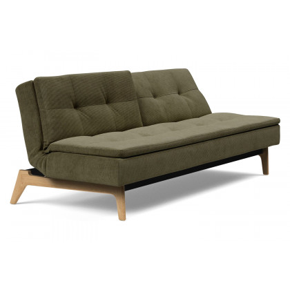 Innovation Living Dublexo Eik Sofa Bed Oak - 316 Cordufine Pine Green