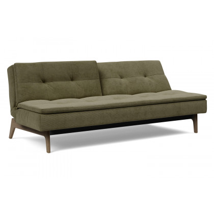 Innovation Living Dublexo Eik Sofa Bed Smoked Oak - 316 Cordufine Pine Green