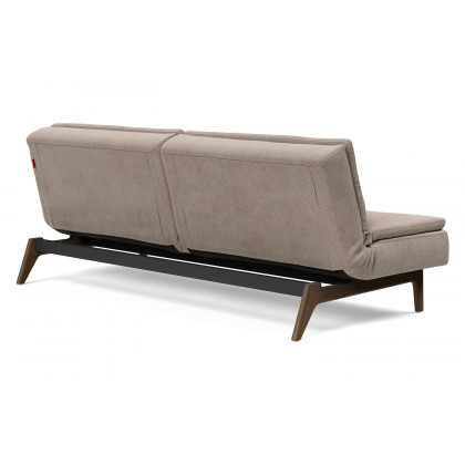 Innovation Living Dublexo Eik Sofa Bed Smoked Oak - 318 Cordufine Beige
