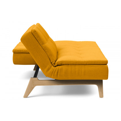 Innovation Living Dublexo Eik Sofa Bed Oak - 507 Elegance Burned Curry