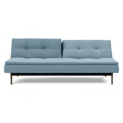 Innovation Living Dublexo Eik Sofa Bed Smoked Oak - 525 Mixed Dance Light Blue