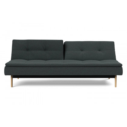 Innovation Living Dublexo Eik Sofa Bed Oak - 534 Bouclé Black Raven