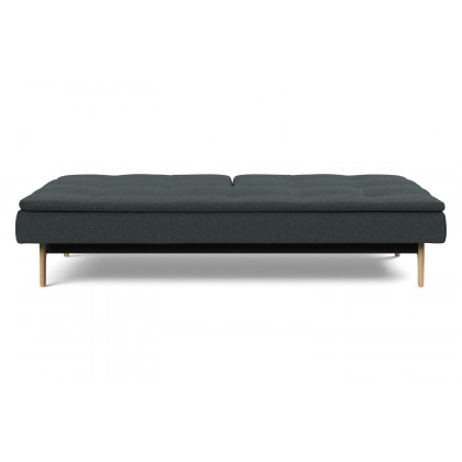 Innovation Living Dublexo Eik Sofa Bed Oak - 534 Bouclé Black Raven